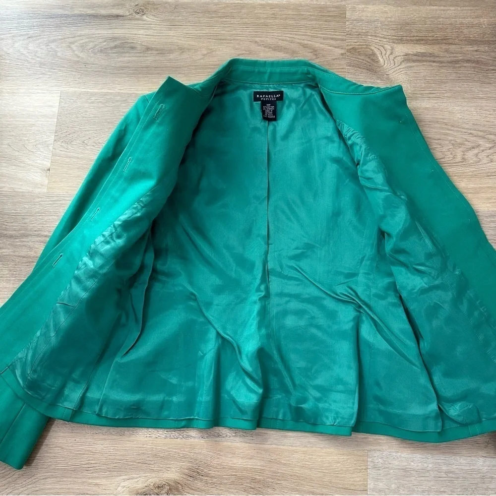 RAFAELLA Petites Green Jacket size 10p